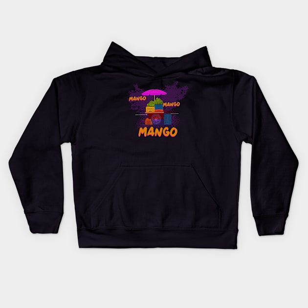 Mango. Tropic Kids Hoodie by Artarulle